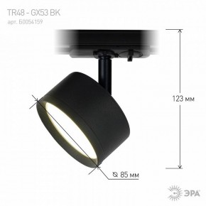 Светильник на штанге Эра  TR48 - GX53 BK в Салехарде - salekhard.ok-mebel.com | фото 7