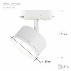 Светильник на штанге Эра  TR48 - GX53 WH в Салехарде - salekhard.ok-mebel.com | фото 4