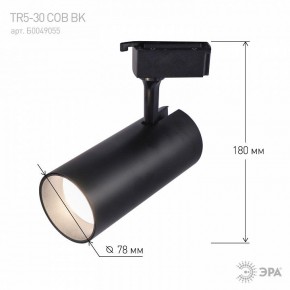 Светильник на штанге Эра  TR5-30 COB BK в Салехарде - salekhard.ok-mebel.com | фото 5