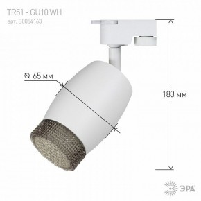Светильник на штанге Эра  TR51 - GU10 WH в Салехарде - salekhard.ok-mebel.com | фото 4