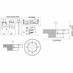 Светильник на штанге Imperiumloft RH Marais Round Chandelier 40,2668 в Салехарде - salekhard.ok-mebel.com | фото 11