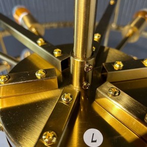 Светильник на штанге Imperiumloft RH Marais Round Chandelier 40,2668 в Салехарде - salekhard.ok-mebel.com | фото 5
