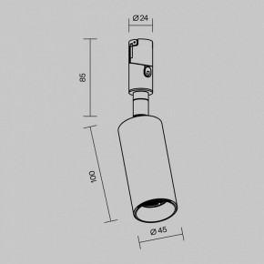 Светильник на штанге Maytoni Focus Led TR201-1-10W3K-M-B в Салехарде - salekhard.ok-mebel.com | фото 7