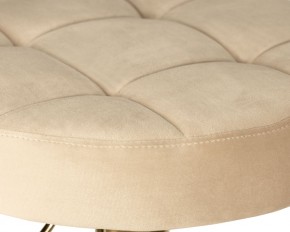 Табурет барный DOBRIN BRUNO GOLD, бежевый велюр (MJ9-10) в Салехарде - salekhard.ok-mebel.com | фото