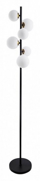 Торшер Arte Lamp Gemini A2243PN-6BK в Салехарде - salekhard.ok-mebel.com | фото