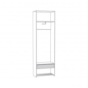 Трувор Шкаф для одежды 13.328.02 в Салехарде - salekhard.ok-mebel.com | фото 2