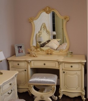 Туалетный стол + Зеркало Мона Лиза (крем) в Салехарде - salekhard.ok-mebel.com | фото 6