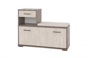 Тумба под обувь ЛИРА (Бодега темный/светлый) в Салехарде - salekhard.ok-mebel.com | фото