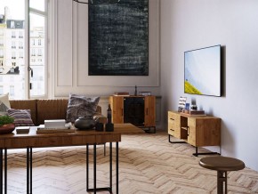Тумба под ТВ ЛОФТ в Салехарде - salekhard.ok-mebel.com | фото 2