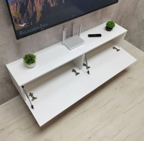 Тумба подвесная под ТВ LINES MTV1-MA 750 Белый глянец (Белый-M 10.1.1) в Салехарде - salekhard.ok-mebel.com | фото 11