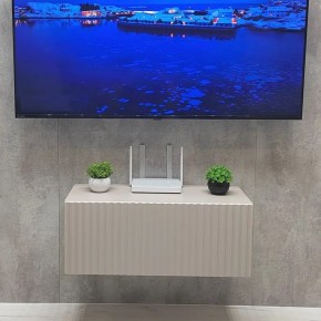 Тумба подвесная под ТВ LINES MTV1-MA 750 Бежевый (Леда-М 10.1.5) в Салехарде - salekhard.ok-mebel.com | фото 5