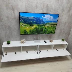 Тумба подвесная под ТВ LINES MTV4-MA 1150 Белый глянец (Белый-M 10.1.1) в Салехарде - salekhard.ok-mebel.com | фото 12