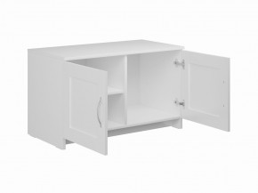Тумба СИРИУС двухдверная низкая, цвет белый в Салехарде - salekhard.ok-mebel.com | фото 2