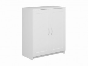 Тумба СИРИУС двухдверная, цвет белый в Салехарде - salekhard.ok-mebel.com | фото