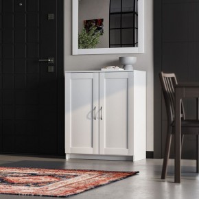 Тумба СИРИУС двухдверная, цвет белый в Салехарде - salekhard.ok-mebel.com | фото 4