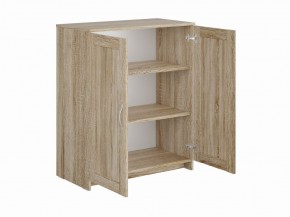 Тумба СИРИУС двухдверная, цвет Дуб Сонома в Салехарде - salekhard.ok-mebel.com | фото 2