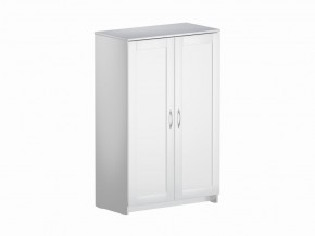 Тумба СИРИУС двухдверная высокая, цвет белый в Салехарде - salekhard.ok-mebel.com | фото