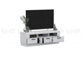 МАГНОЛИЯ Тумба ТВ (Белый глянец/Белый) в Салехарде - salekhard.ok-mebel.com | фото 2