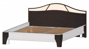 ВЕРОНА Кровать 1600 с основанием (Венге/Анкор светлый) в Салехарде - salekhard.ok-mebel.com | фото