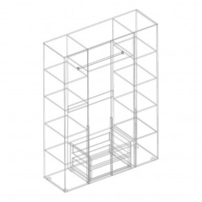 ВИТА Шкаф 4-ств для одежды в Салехарде - salekhard.ok-mebel.com | фото 2
