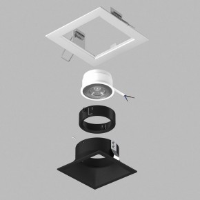 Встраиваемый светильник Lightstar Domino D51607BMOD в Салехарде - salekhard.ok-mebel.com | фото 2