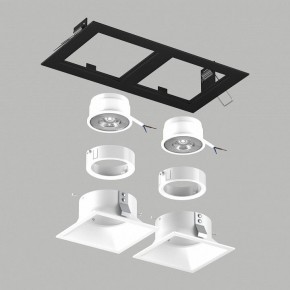 Встраиваемый светильник Lightstar Domino D5270606WMOD в Салехарде - salekhard.ok-mebel.com | фото 3