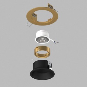 Встраиваемый светильник Lightstar Domino D61307GMOD в Салехарде - salekhard.ok-mebel.com | фото 3