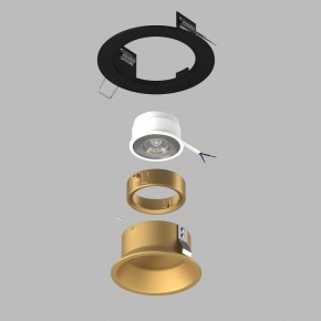 Встраиваемый светильник Lightstar Domino D61703GMOD в Салехарде - salekhard.ok-mebel.com | фото 3