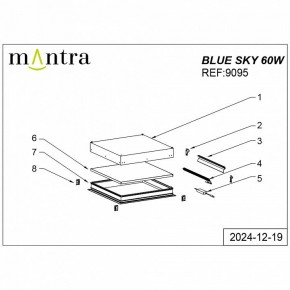 Встраиваемый светильник Mantra Blue Sky 9095 в Салехарде - salekhard.ok-mebel.com | фото 5