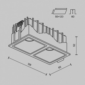 Встраиваемый светильник Maytoni Alfa LED DL043-02-10W3K-SQ-W-1 в Салехарде - salekhard.ok-mebel.com | фото 10