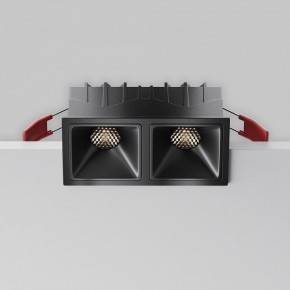 Встраиваемый светильник Maytoni Alfa LED DL043-02-10W4K-SQ-B-1 в Салехарде - salekhard.ok-mebel.com | фото 2