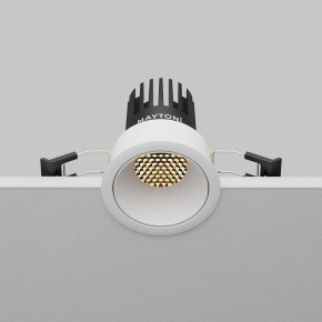 Встраиваемый светильник Maytoni Dip DL115-10W-2.7K-W в Салехарде - salekhard.ok-mebel.com | фото 7
