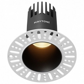 Встраиваемый светильник Maytoni Dip DL120-10W-2.7K-TRS-B в Салехарде - salekhard.ok-mebel.com | фото