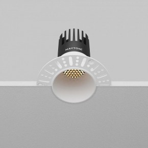 Встраиваемый светильник Maytoni Dip DL120-10W-2.7K-TRS-W в Салехарде - salekhard.ok-mebel.com | фото 8