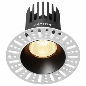 Встраиваемый светильник Maytoni Dip DL121-15W-2.7K-TRS-B в Салехарде - salekhard.ok-mebel.com | фото