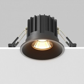 Встраиваемый светильник Maytoni Round DL058-12W2.7K-B в Салехарде - salekhard.ok-mebel.com | фото 4