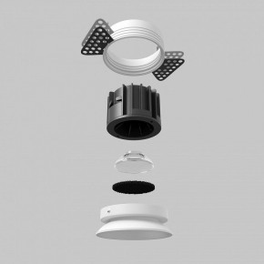Встраиваемый светильник Maytoni Round DL058-12W2.7K-TRS-W в Салехарде - salekhard.ok-mebel.com | фото 5