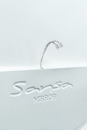 Зеркало Gia 75 white с подсветкой Sansa (SGa1044Z) в Салехарде - salekhard.ok-mebel.com | фото 5